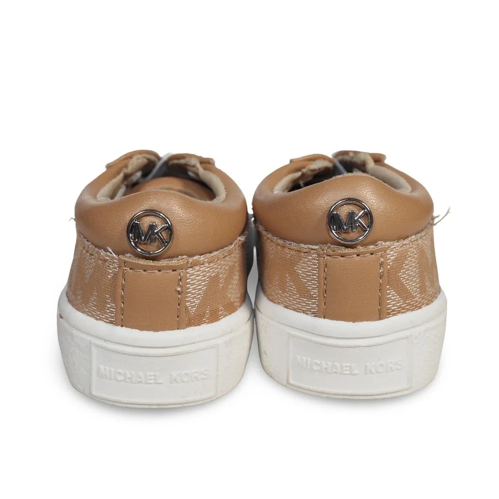 Michael‎ Kors MK Oake 2 Signature Sneakers Tan Toddler 5